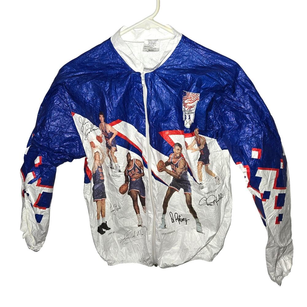 Vintage NBA 1992 Olympics USA Dream Team Warm Up Jacket Men's Small 34/36